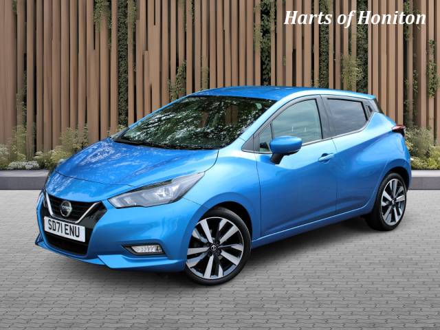 Nissan Micra 1.0 Tekna iG-T Petrol Turbo 5DR CVT Auto Hatchback Petrol Blue