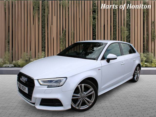 Audi A3 1.5 S Line TFSi Petrol Turbo 5DR Hatchback Petrol White